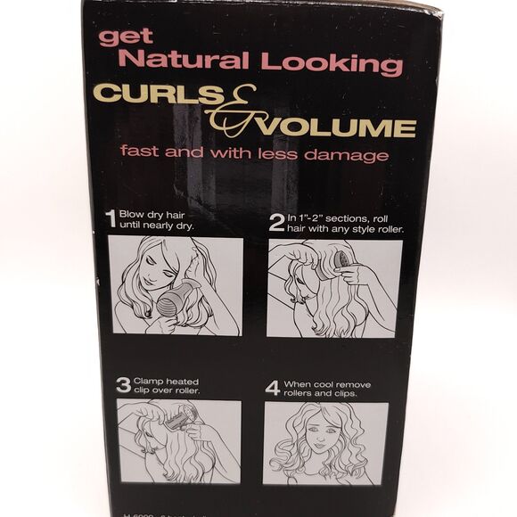 Hot Clips - REMINGTON Boost My Curls Ceramic Clips 6 Heated Clips *NEW* - Picture 2 of 6